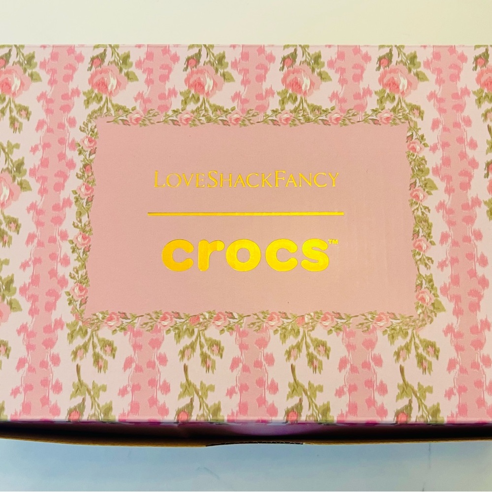 CROCS Kids Pink Love Shack Fancy - Picture 6 of 6